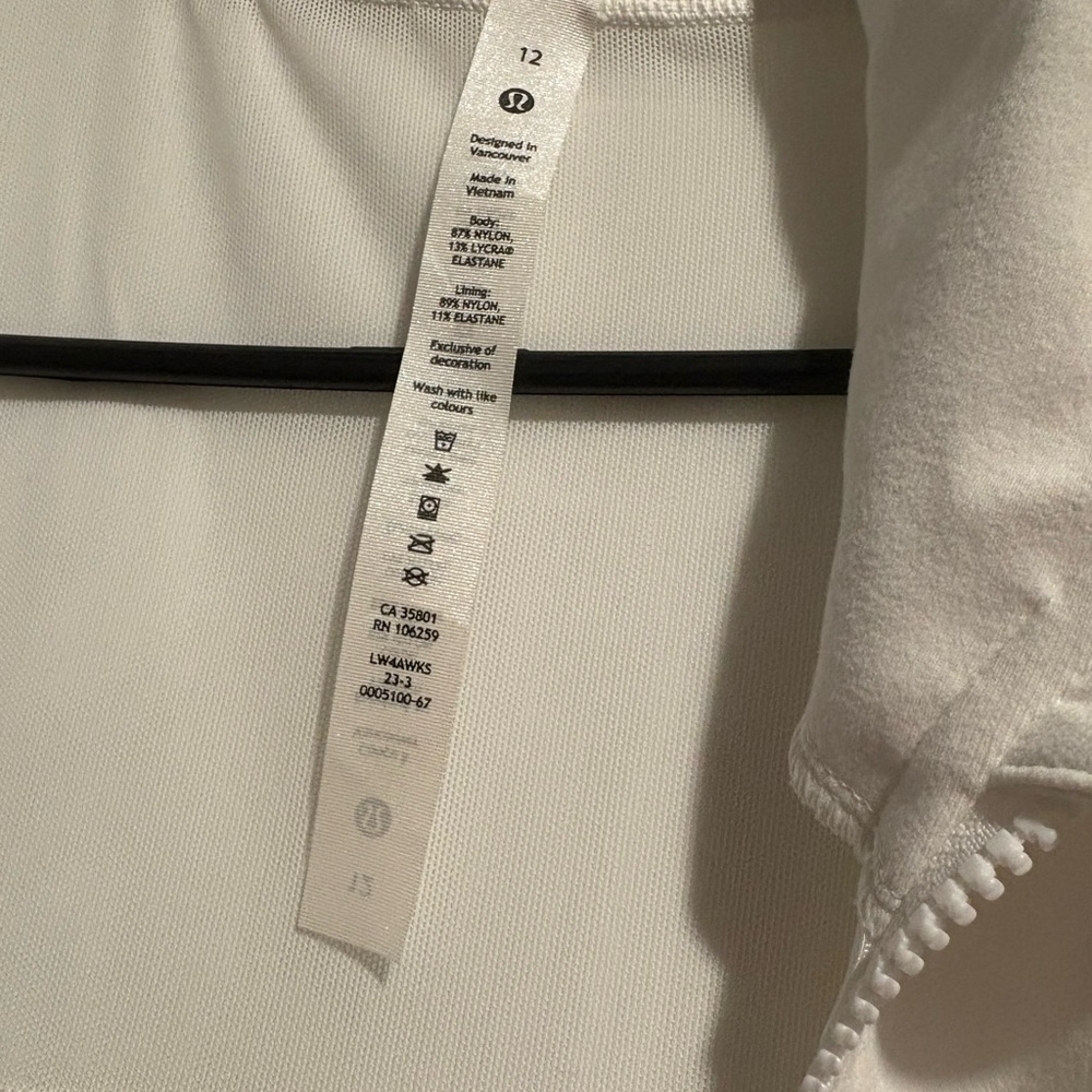 lululemon athletica White Utility Jacket